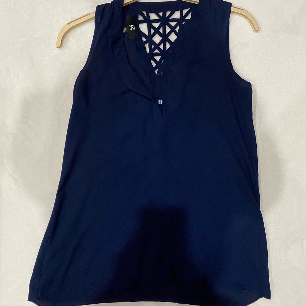 Professional Button Up with Lattice Back
